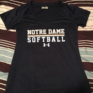 Notre Dame Under Armour Dri Fit Tshirt